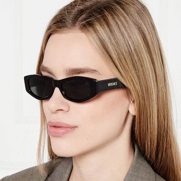 NEW VE4487 GB1/87 VERSACE SUNGLASSES BLACK EYEWEAR display picture 1